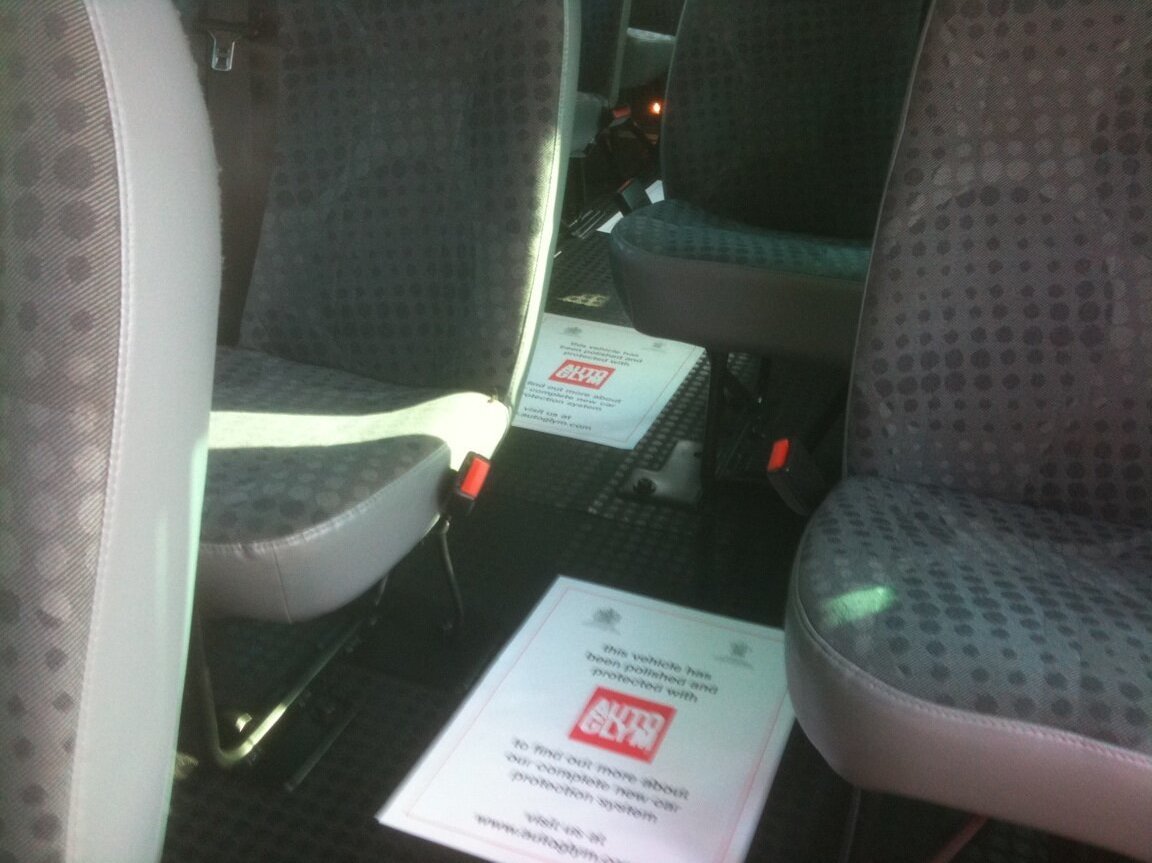Minibus Interior Mobile Valet Stoke-On-Trent